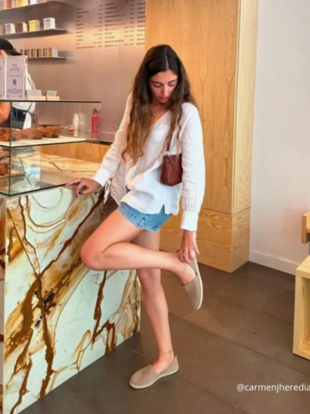 Verbenas Carmen Serraje flat espadrilles